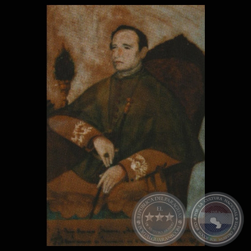 RETRATO DEL OBISPO MANUEL PALACIOS - Acuarela de SATURIO RÍOS